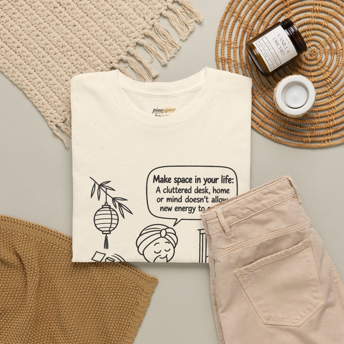 "Make Space in Your Life" Desk Humor Tee