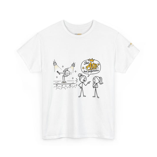 "Ate" Gen Z Slang - Stick Figure Tee