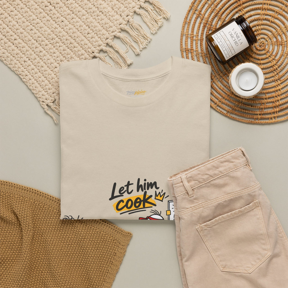 "Let Him Cook" Cartoon Graphic Tee