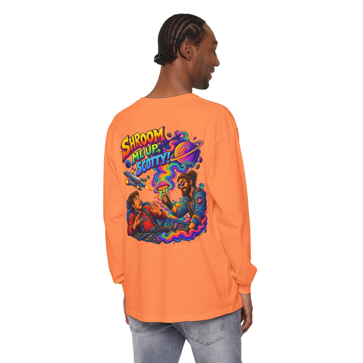 Shroom Me Up Scotty! Long Sleeve T‑Shirt