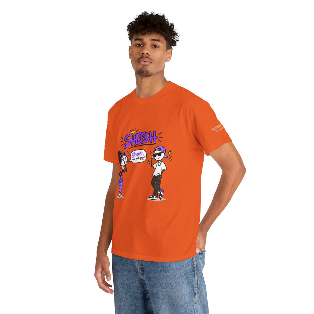 "Sheesh" Cartoon Tee — Funny Retro Graphic T-Shirt