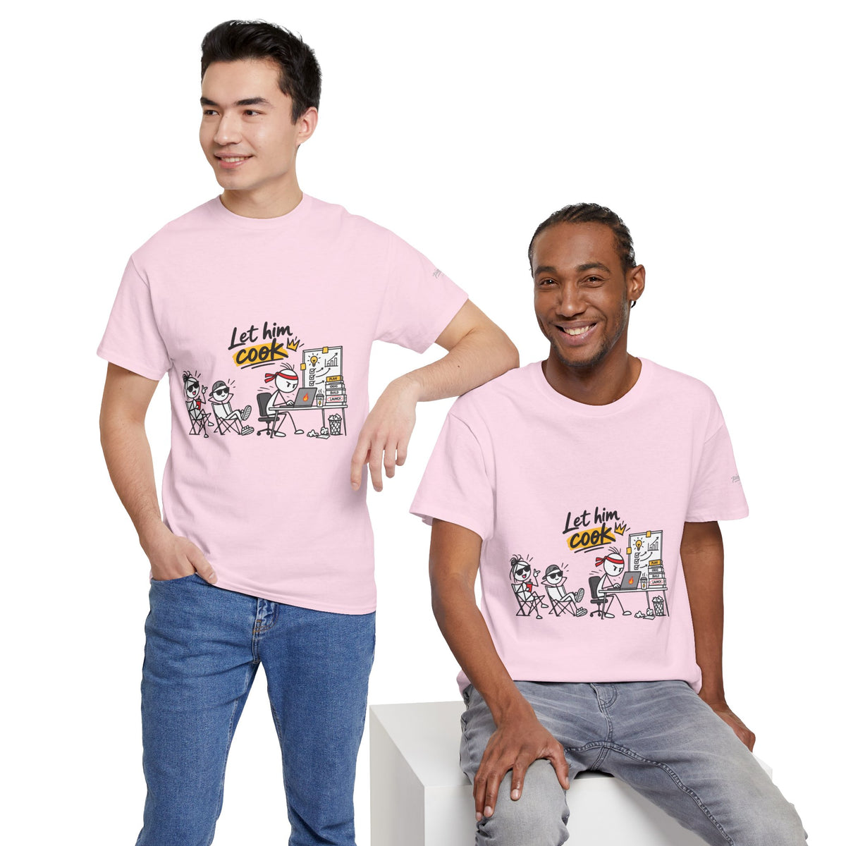 "Let Him Cook" Cartoon Graphic Tee